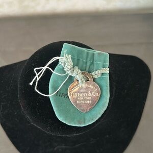 Tiffany & Co. Return to Tiffany Heart Tag Pendant Top Sterling Silver